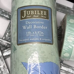 Jubilee “Garden Collage” Wallpaper Border-New in Package-2 Rolls